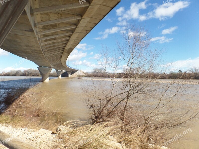 Bridge Blue Water River Architecture