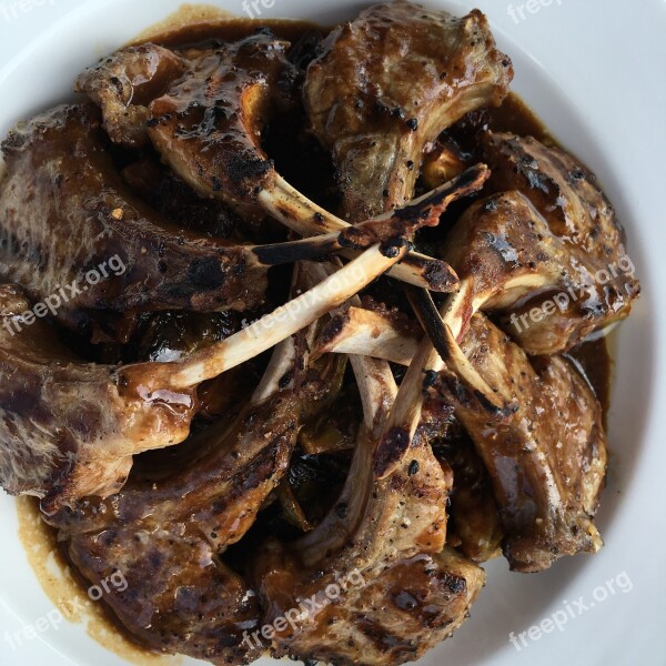 Lamb Chops Chops Lamb Meat Food