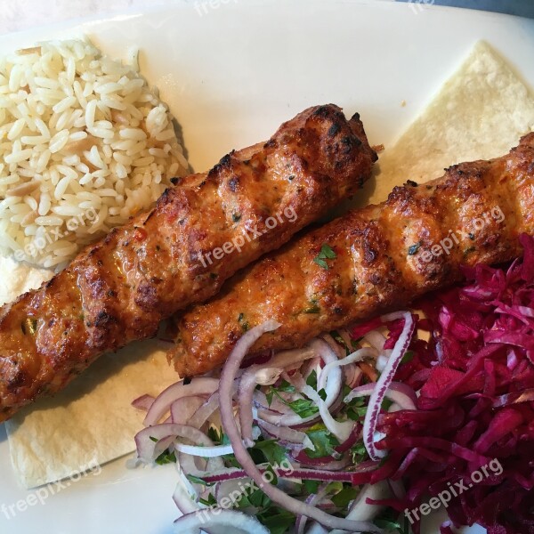 Chicken Shish Kebob Mediterranean Russian