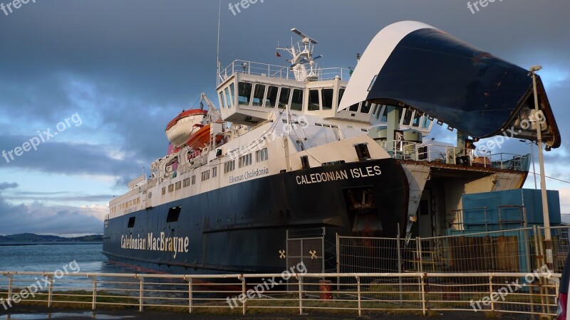 Scottish Ferry Tourism Boats Free Photos