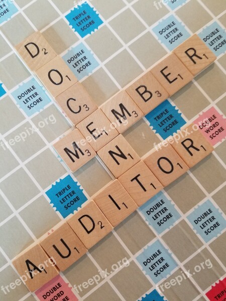 Scrabble Docent Member Auditor Free Photos