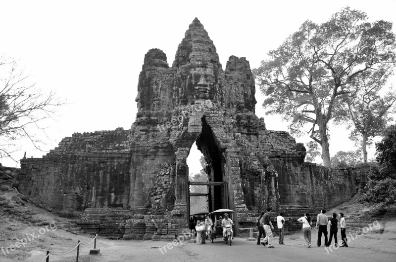 Cambodia Angkor Temple Historically Angkor Wat