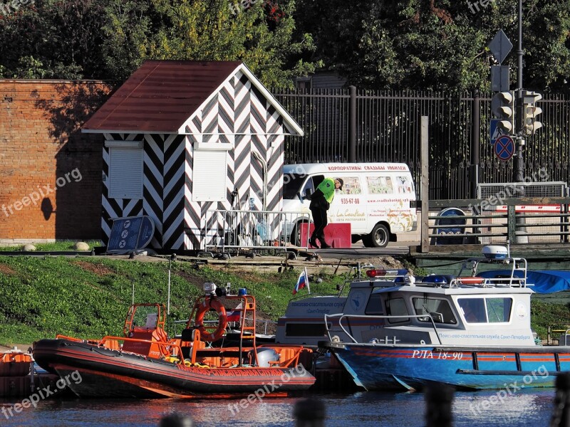 Guard Boat River Rescue Police