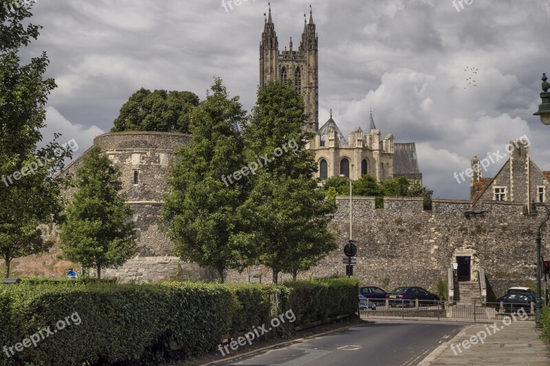 Cathedral Canterbury City Wall World Heritage Unesco