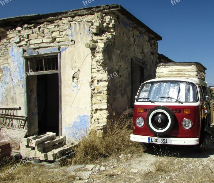 Old House Destroyed Ruins Abandoned Ruined