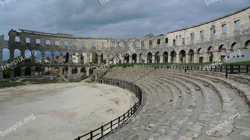 Arena Amphitheater Architecture Roman Attraction