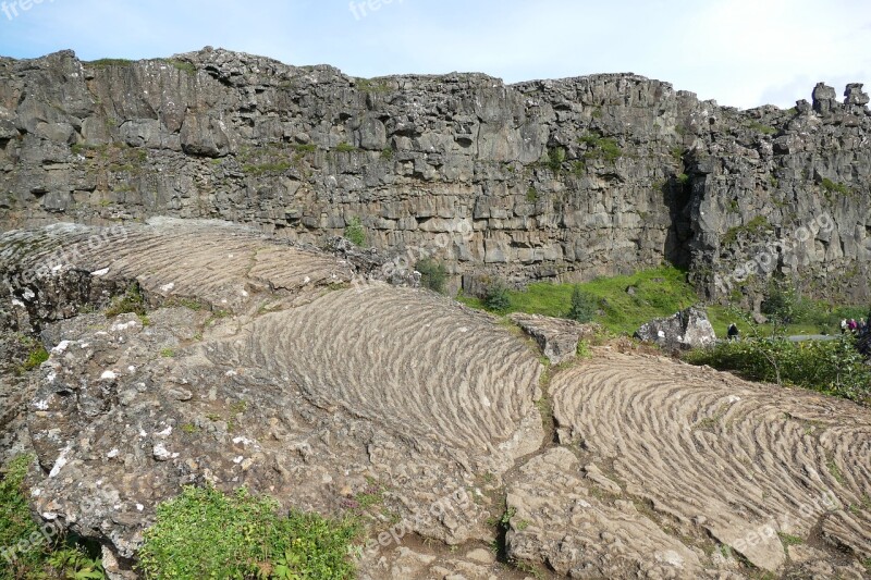 Iceland Thingvellir Parliament þingvellir Rock