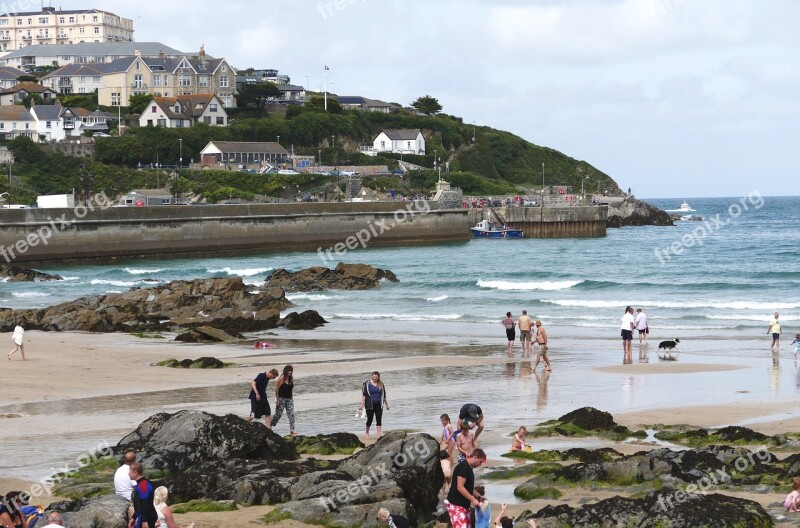 Newquay Cornwall England Sea Beach