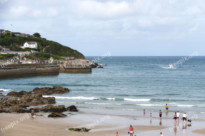 Newquay Cornwall England Sea Beach