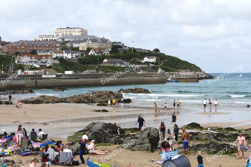 Newquay Cornwall England Sea Beach