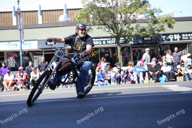 Canada Parade Victoria Day Canada's Pride Biker