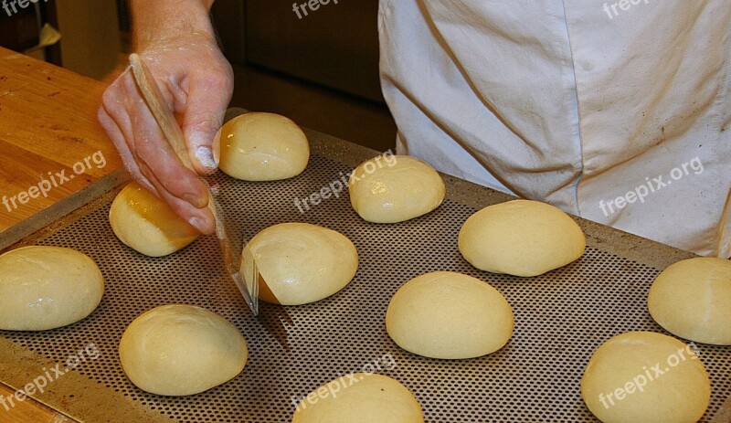 Focciaboller Buns Bread Freshly Baked Food