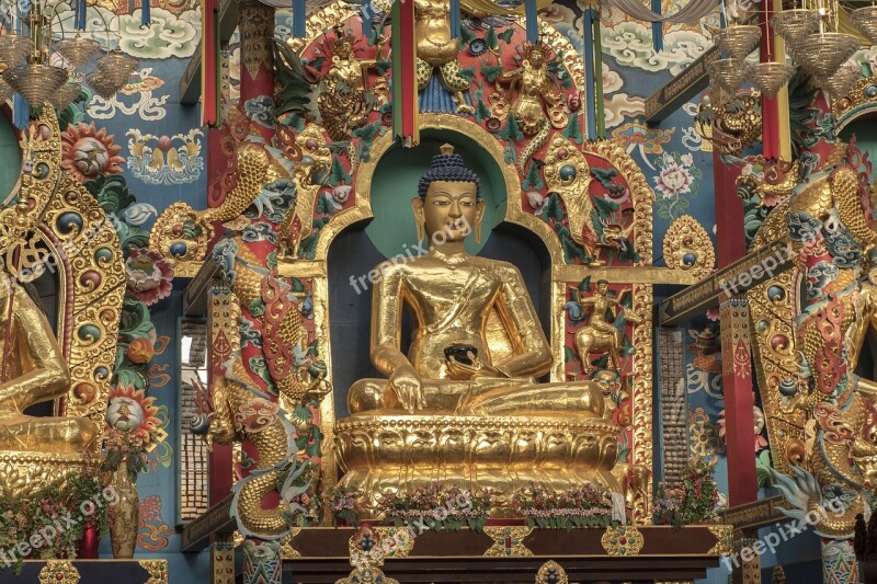 Buddha Monastery Bodhisattva Tibetan Religious