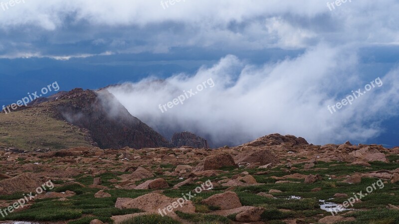 Pikes Peak National Park Landscape Peak Mountain