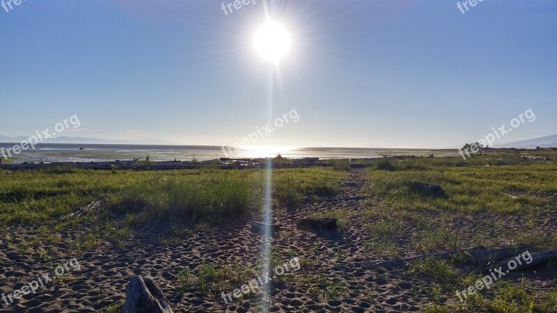 Iona Beach British Columbia Canada Free Photos