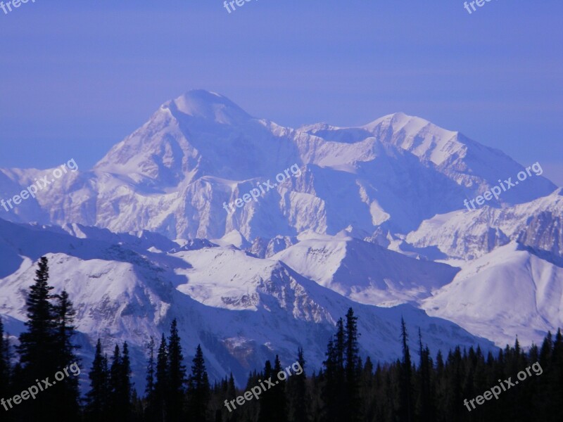 Mountain Denali Alaska National Park