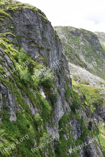 Stone Mountain Cliff Nature Pyrenees