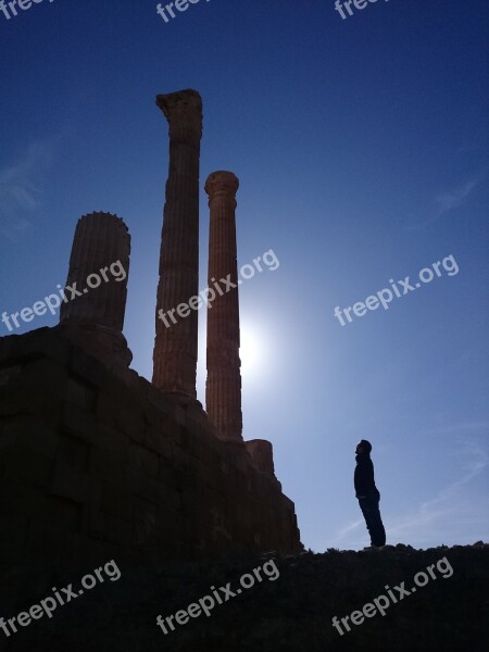 Ruin Roman Ancient Ruins Columns Antique