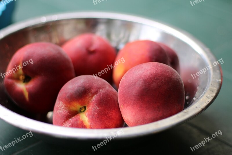 Peach Fruit Organic Food Healthy