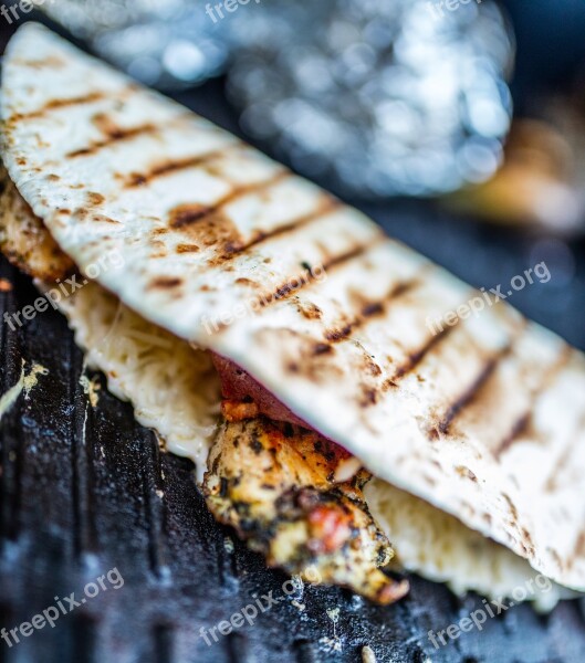 Grill Barbecue Tortilla Quesadilla Cheese