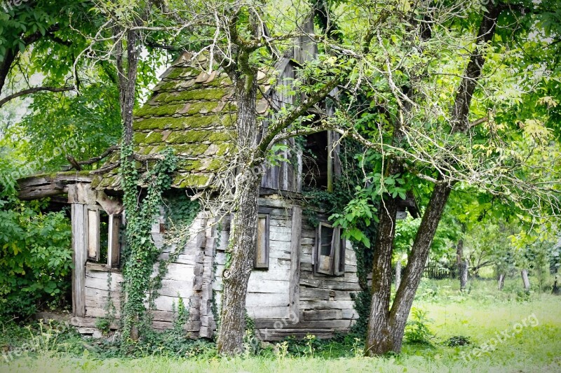 Ruins House Outdoor Architecture Damage