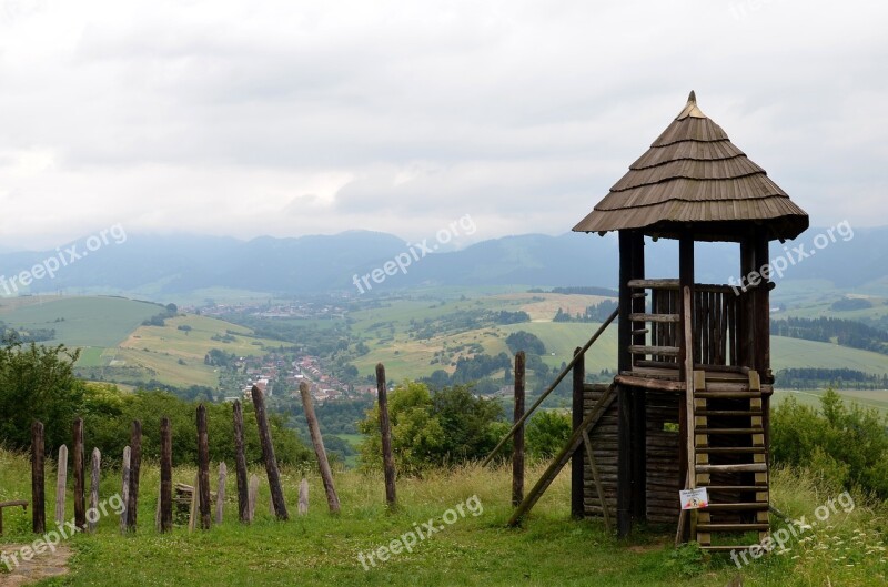 Havranok Wooden Tower Lookout Tower Liptov Free Photos