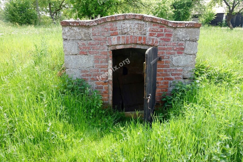 Cellar Old Underground Bricks Doorway