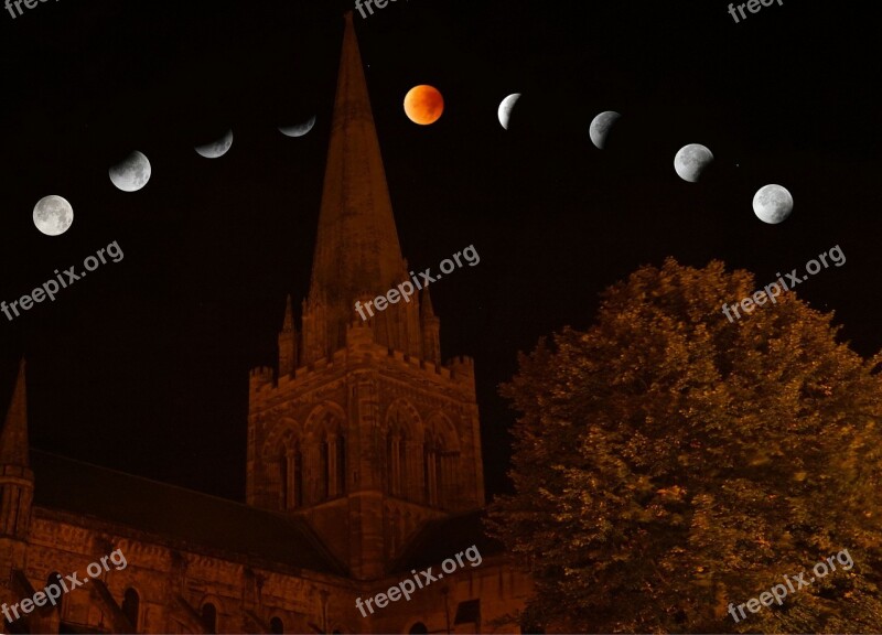 Lunar Eclipse Moon Lunar Eclipse Night