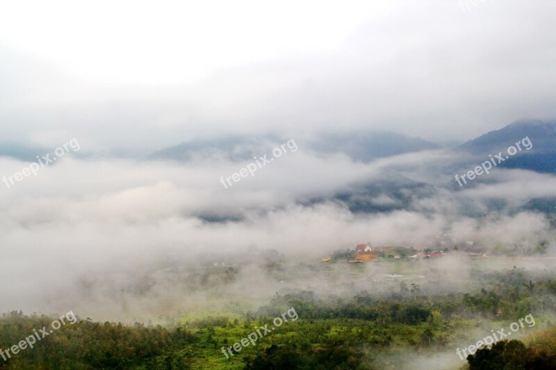 Bario Sarawak Borneo Malaysia Clouds