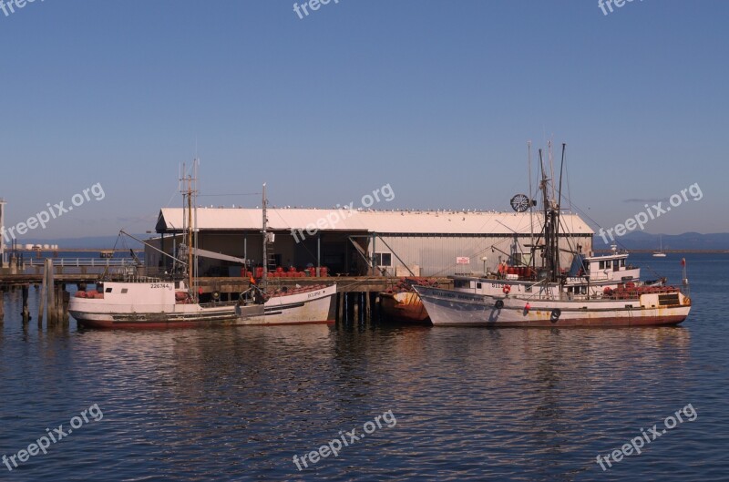 Ships Fishing Vessel Port Pier Free Photos