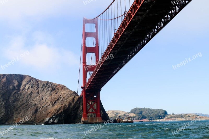 Golden Gate Bridge San Francisco Bridge Gate Golden