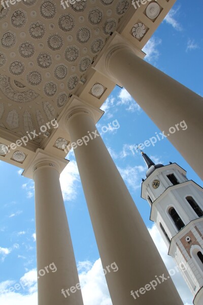 Archbishop Cathedral Vilnius Baltic States Lithuania