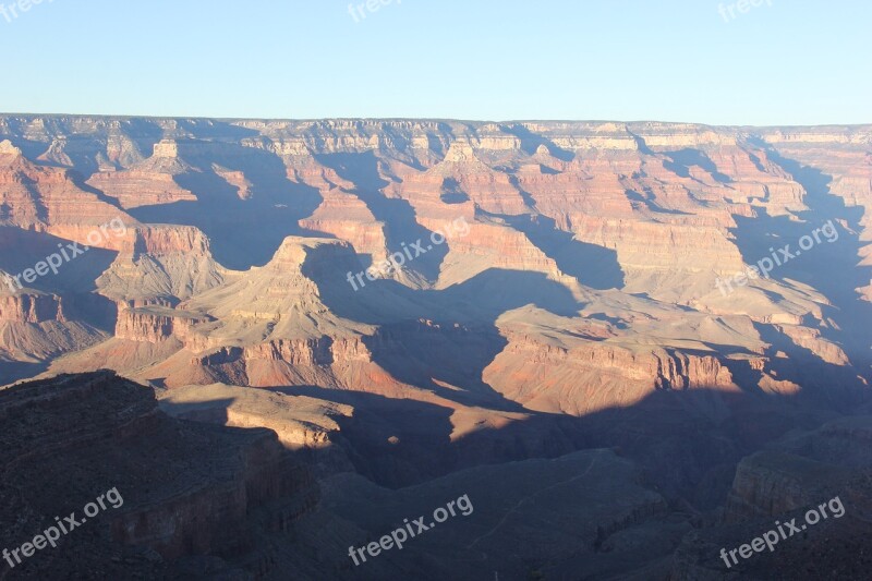 Grand Canyon Nature Scenic Arizona Erosion