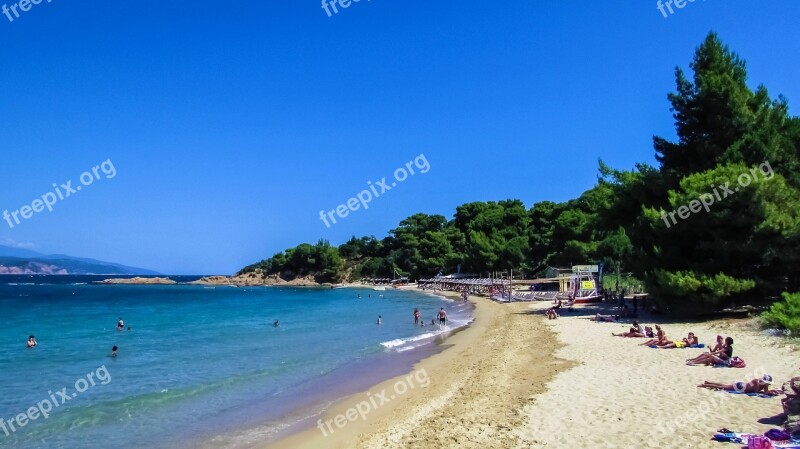 Greece Skiathos Beach Island Greek