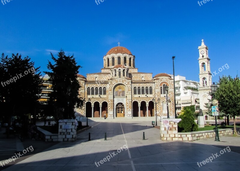 Greece Volos Cathedral Square Ayios Nikolaos