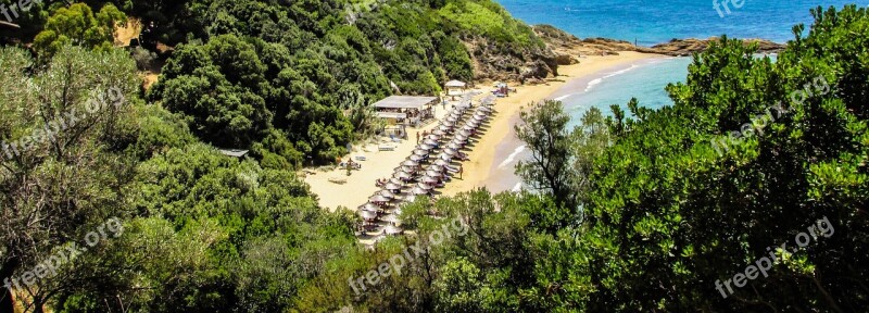 Greece Skiathos Beach Summer Scenic