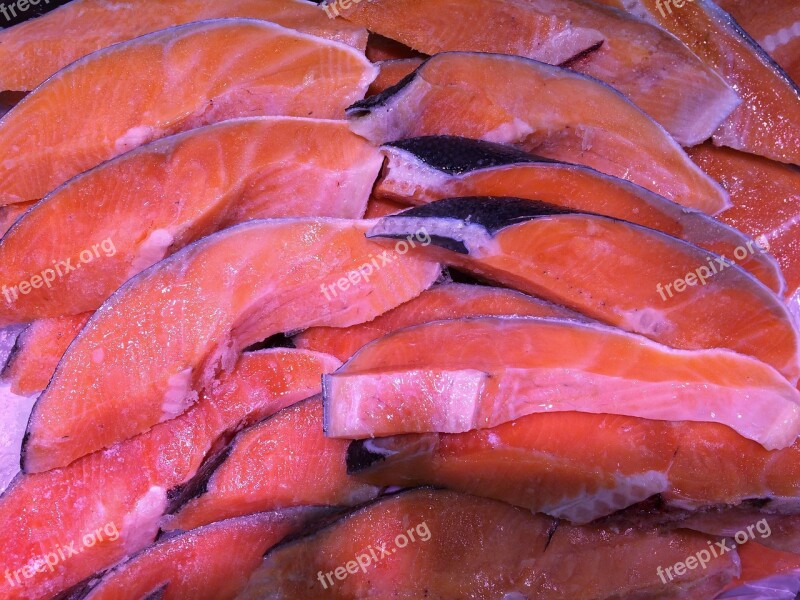 Salmon Salted Salmon Fish Fillet Department