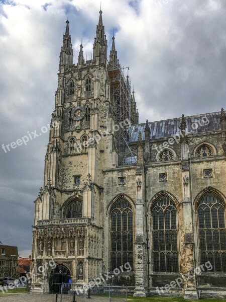 Cathedral Canterbury Vierungsturm World Heritage Unesco