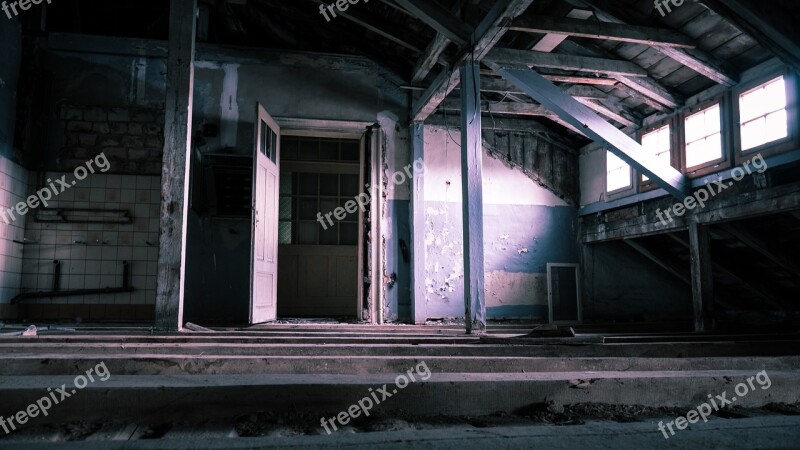 Lost Places Attic Old Abandoned Masonry