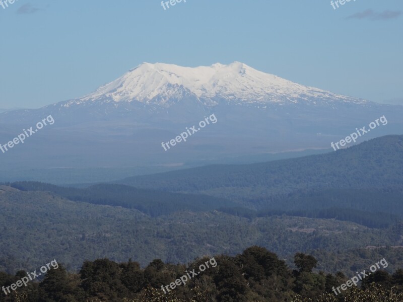 Mountain Snow Landscape Rock High Mountains