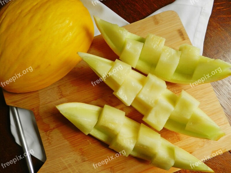 Melon Vitamins Health Diet Fruit