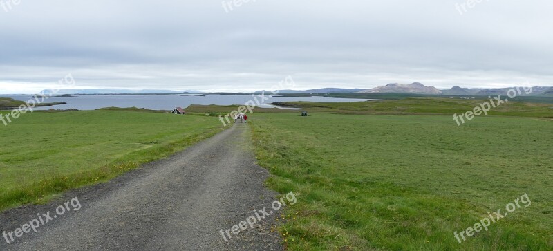 Iceland Landscape Nature Water Sea