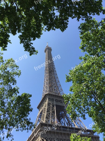 Europe French Tower Eiffel Paris France