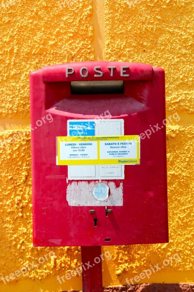 Post Mailbox Letters Red Letter Boxes