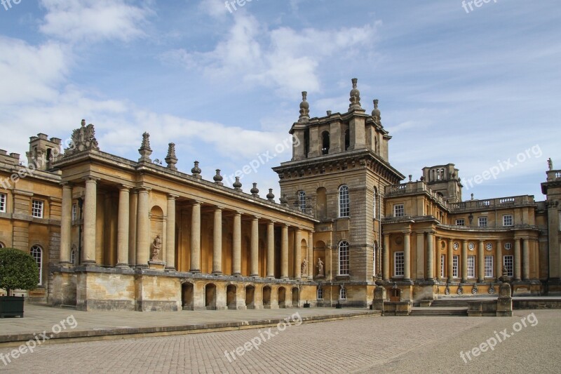 Blenheim Palace Castle World Heritage Woodstock Oxfordshire