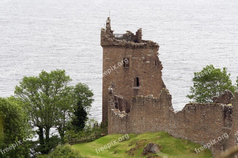 Urqhart Castle Loch Ness Drumnadrochit Scotland Castle