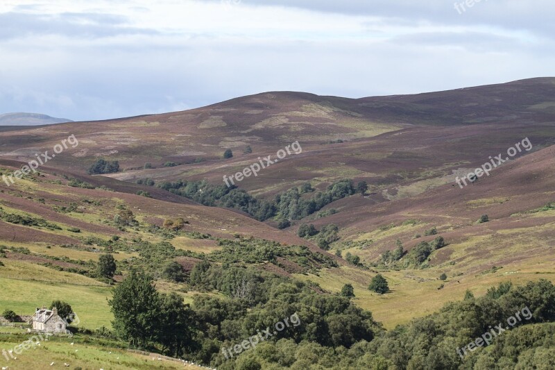 Highlands And Islands Scotland Clouds Landscape Nature