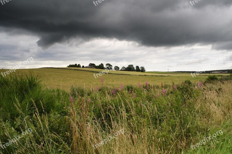 Highlands And Islands Scotland Clouds Landscape Nature