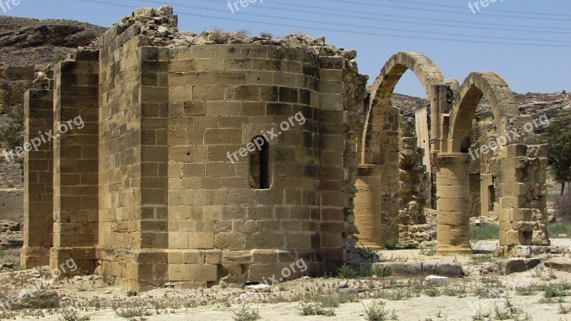 Cyprus Ayios Sozomenos Church Gothic Village