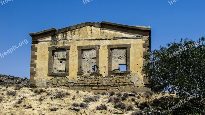 Cyprus Ayios Sozomenos Village Abandoned Deserted